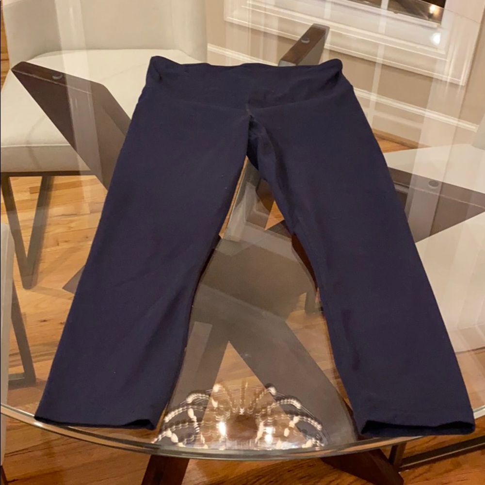 Yogalicious lux medium navy blue leggings